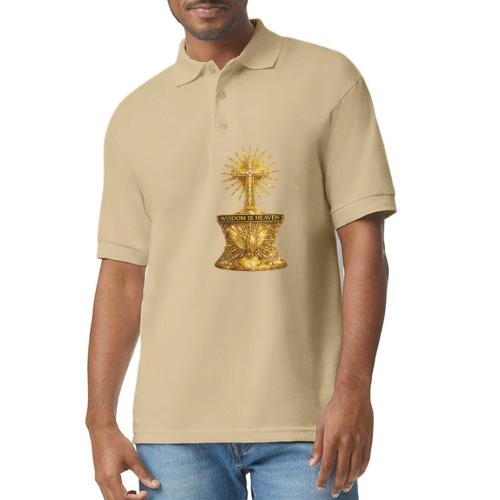 Wisdom is Heaven - Gildan Unisex 50/50 Jersey Polo