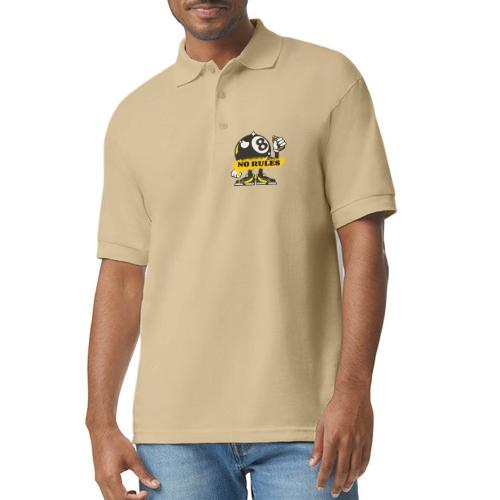 No Rules 8 Ball - Gildan Unisex 50/50 Jersey Polo