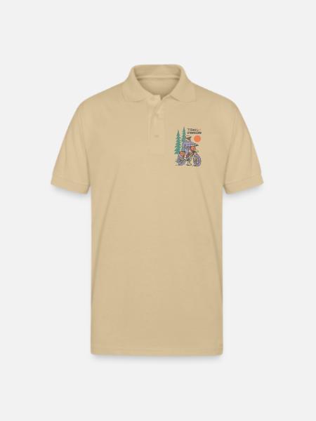 Trail and Error - Gildan Unisex 50/50 Jersey Polo - Sand