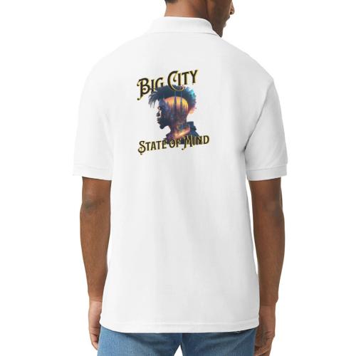 Big City State of Mind - Gildan Unisex 50/50 Jersey Polo