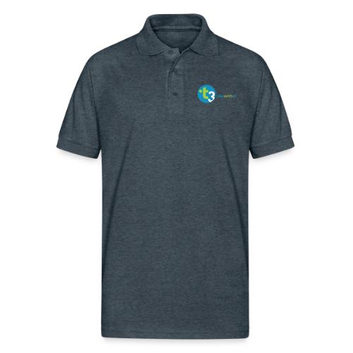 Play With Us (Tri-Color Logo) - Gildan Unisex 50/50 Jersey Polo