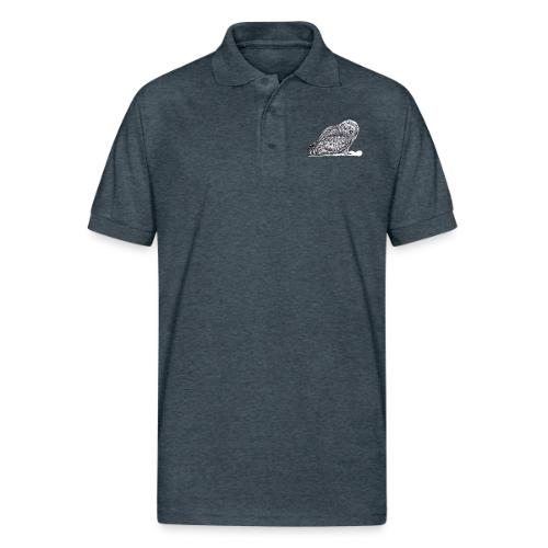 Owl snow - Gildan Unisex 50/50 Jersey Polo