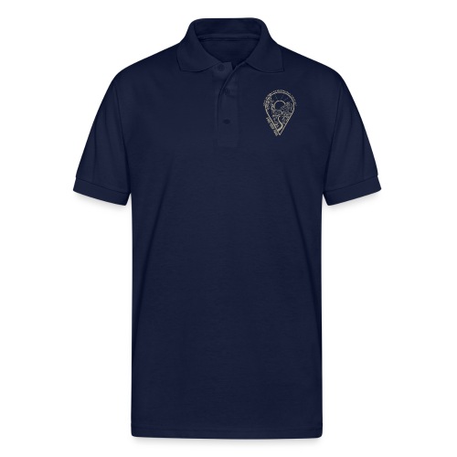 Find Your Trail Location Pin: National Trails Day - Gildan Unisex 50/50 Jersey Polo