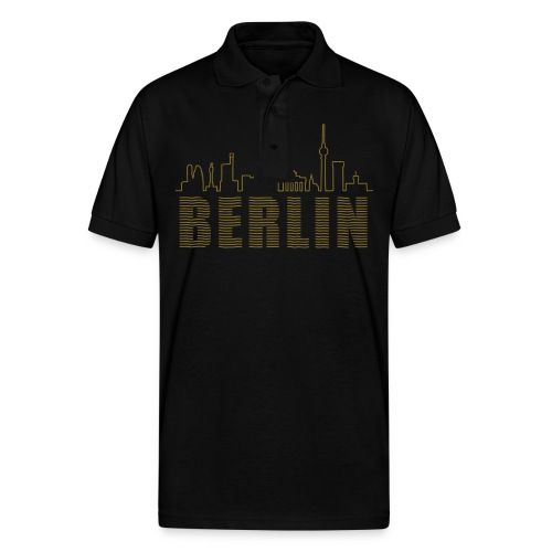 Skyline of Berlin - Gildan Unisex 50/50 Jersey Polo