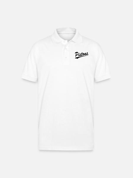 Pistons - Gildan Unisex 50/50 Jersey Polo - white