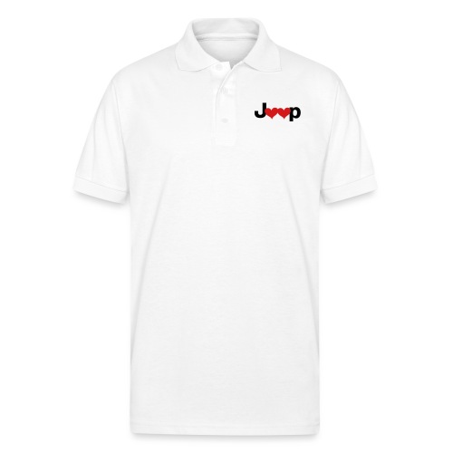 Jeep Love - Gildan Unisex 50/50 Jersey Polo