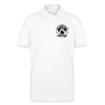 Un jeu de plus : toujours un sport de quilles - Polo 50/50 avec coton durable É.-U. Homme - blanc - Devant