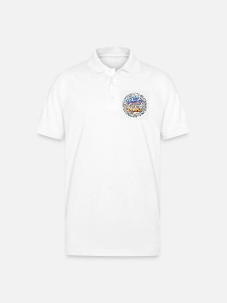 Turn Dreams Into Plans - Gildan Unisex 50/50 Jersey Polo - white