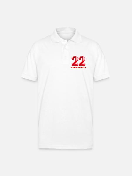 Nefertiti - Gildan Unisex 50/50 Jersey Polo - white