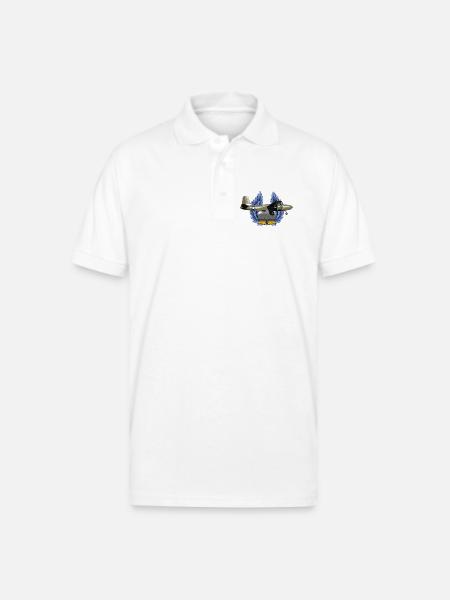 A-20 Havoc - Gildan Unisex 50/50 Jersey Polo - white