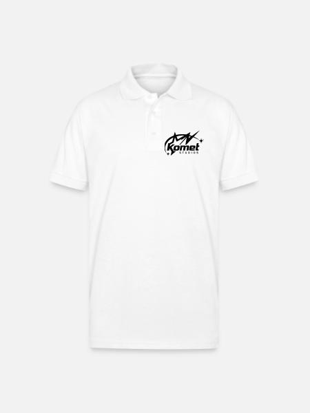Komet Studios Star Logo - Gildan Unisex 50/50 Jersey Polo - white