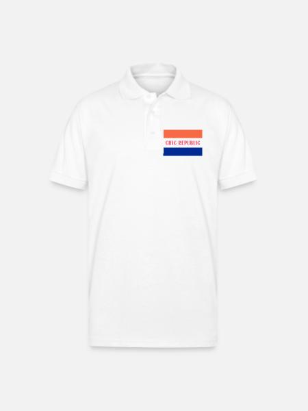 Chic-Republic Design - Gildan Unisex 50/50 Jersey Polo - white