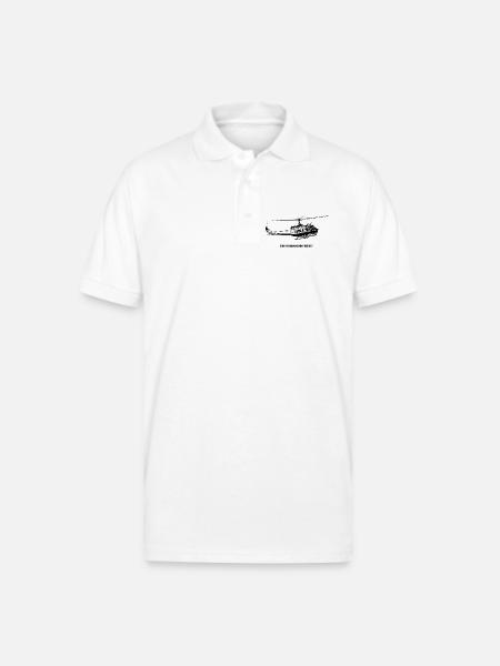 Please upload design image - Gildan Unisex 50/50 Jersey Polo - white