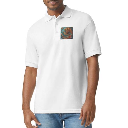 Fantasy souvenirs, regional Mexican designs - Gildan Unisex 50/50 Jersey Polo