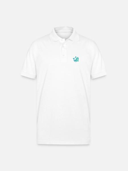 Global Team Connection - Gildan Unisex 50/50 Jersey Polo - white
