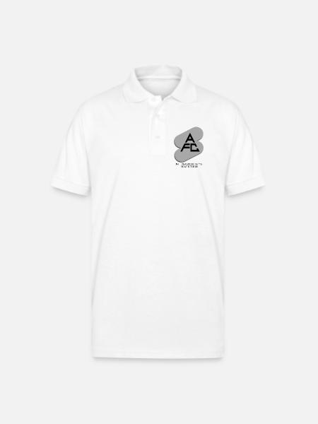 AFC Flash Gray Sign - Gildan Unisex 50/50 Jersey Polo - white