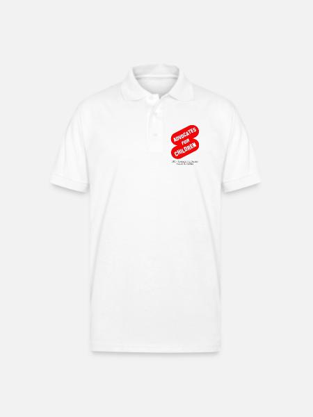 AFC Red Flash Sign - Gildan Unisex 50/50 Jersey Polo - white