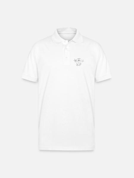 Radiation - Gildan Unisex 50/50 Jersey Polo - white