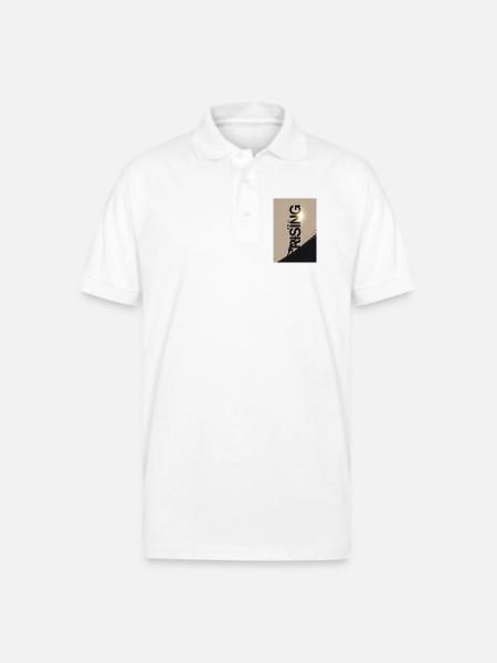Still Drawing Climber - Gildan Unisex 50/50 Jersey Polo - white