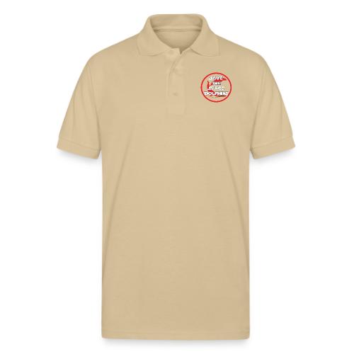 Save The Space Dolphins - Gildan Unisex 50/50 Jersey Polo