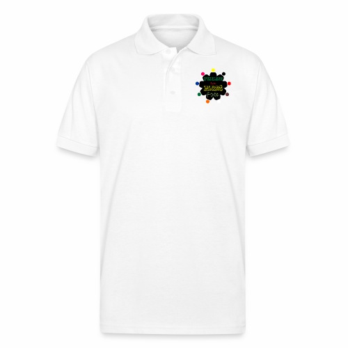 Vegan custom t shirt design - Gildan Unisex 50/50 Jersey Polo