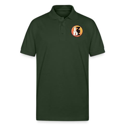 IZBZ Circle Logo - Gildan Unisex 50/50 Jersey Polo