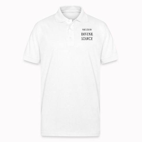 Fueled by Divine Source - Gildan Unisex 50/50 Jersey Polo