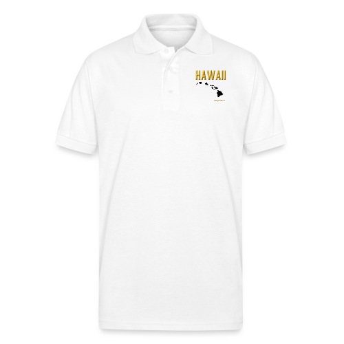 HAWAII GOLD - Gildan Unisex 50/50 Jersey Polo
