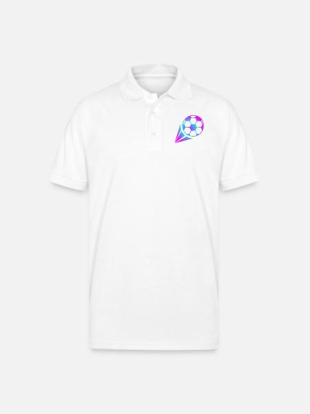 Futboll - Gildan Unisex 50/50 Jersey Polo - white