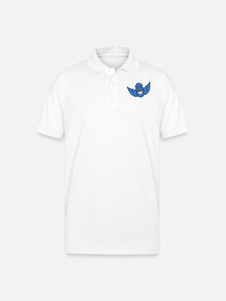 Berry On Mission - Gildan Unisex 50/50 Jersey Polo - white