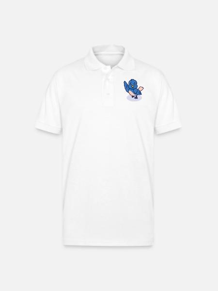 Berry again - Gildan Unisex 50/50 Jersey Polo - white