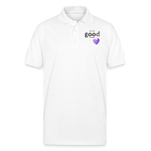 Smoon City_See the Good in Others - Gildan Unisex 50/50 Jersey Polo