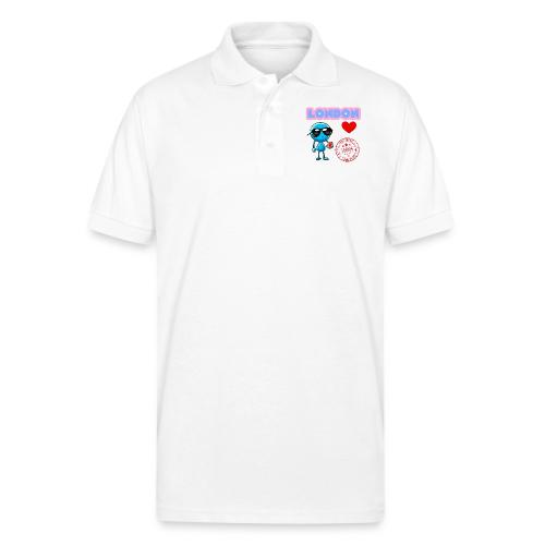 Smoon City_London - Gildan Unisex 50/50 Jersey Polo