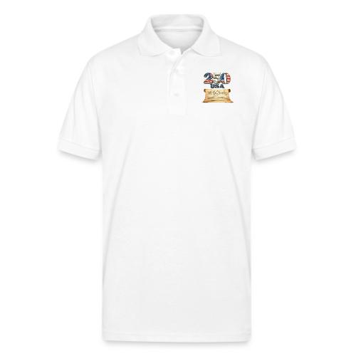 250th anniversary celebration of America - Gildan Unisex 50/50 Jersey Polo