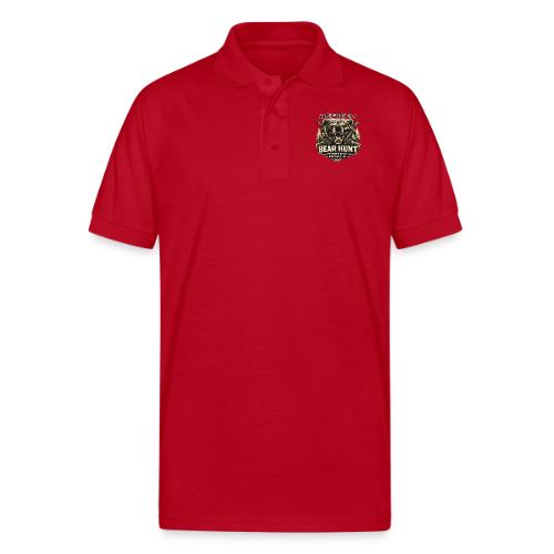 BEAR HUNT - Gildan Unisex 50/50 Jersey Polo