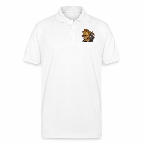 Fighter and the Demon - Gildan Unisex 50/50 Jersey Polo