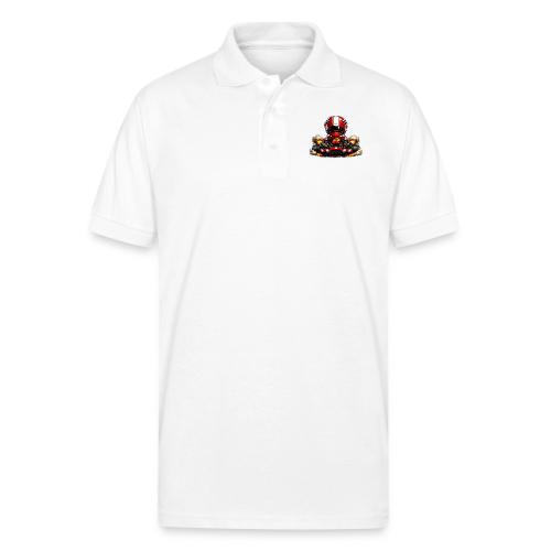 Carcadelogoracerback - Gildan Unisex 50/50 Jersey Polo