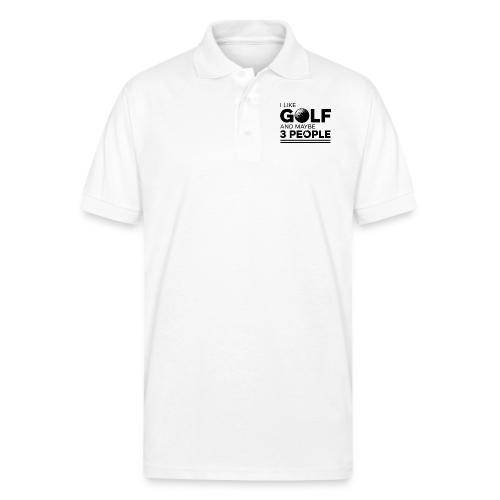 Funny Golf T-Shirt - Golfer Quote Graphic Tee - Gildan Unisex 50/50 Jersey Polo