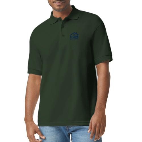Dom Buys Homes Navy Blue - Gildan Unisex 50/50 Jersey Polo