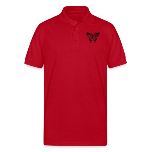 Stenciled🦋 BUTTERFLY - Gildan Unisex 50/50 Jersey Polo