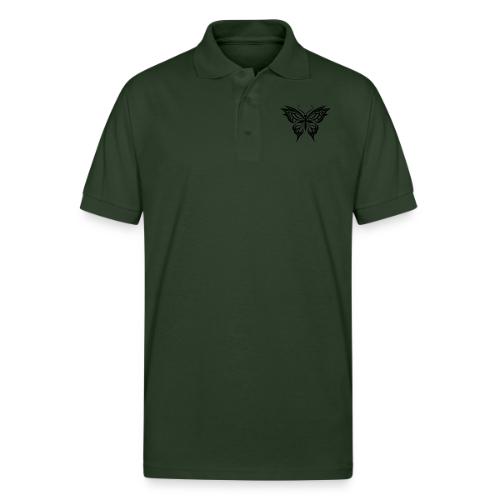 Stenciled🦋 BUTTERFLY - Gildan Unisex 50/50 Jersey Polo