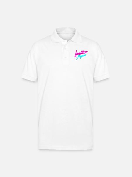 Limitless Minds - Gildan Unisex 50/50 Jersey Polo - white