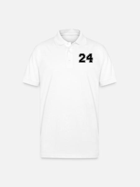 24 - Gildan Unisex 50/50 Jersey Polo - white