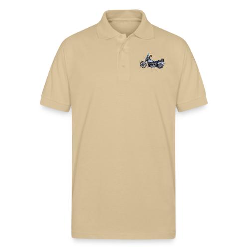 Motorcycle L - Gildan Unisex 50/50 Jersey Polo