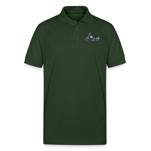 Motorcycle L - Gildan Unisex 50/50 Jersey Polo
