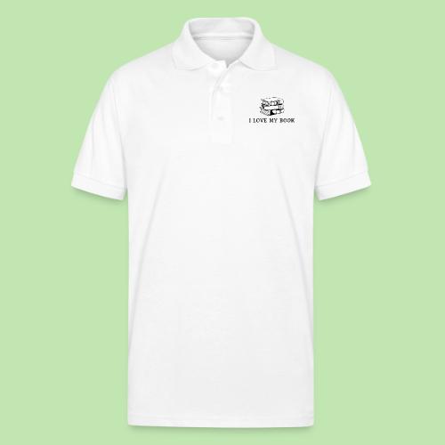I love my book t-shirt - Gildan Unisex 50/50 Jersey Polo