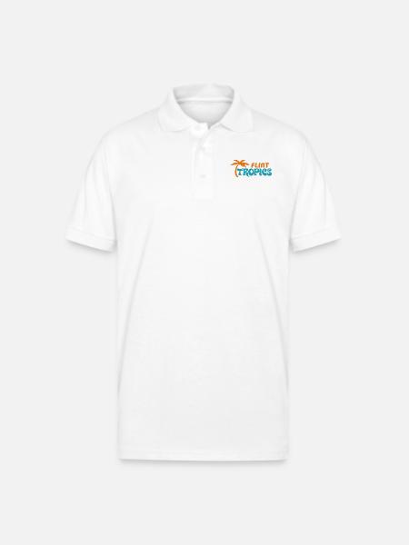 Flint Tropics SemiPro Jersey - Gildan Unisex 50/50 Jersey Polo - white
