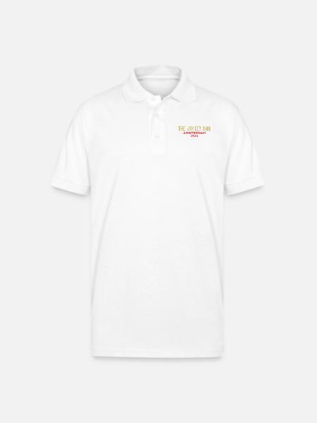 The Jockey Bar, Amsterdam - Gildan Unisex 50/50 Jersey Polo - white