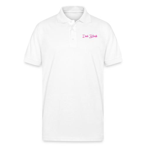 dumb blonde - Gildan Unisex 50/50 Jersey Polo