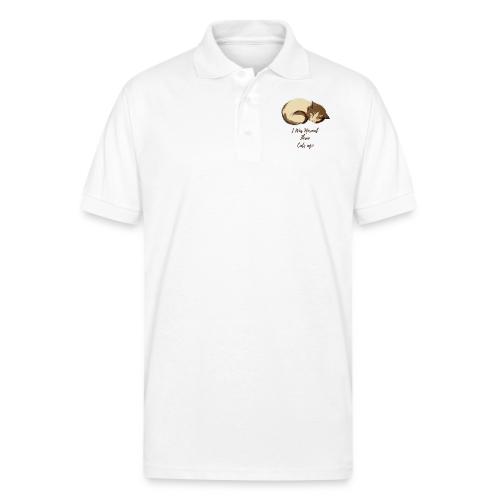 I Was Normal Three Cats Ago Funny Cat T-Shirt - Gildan Unisex 50/50 Jersey Polo